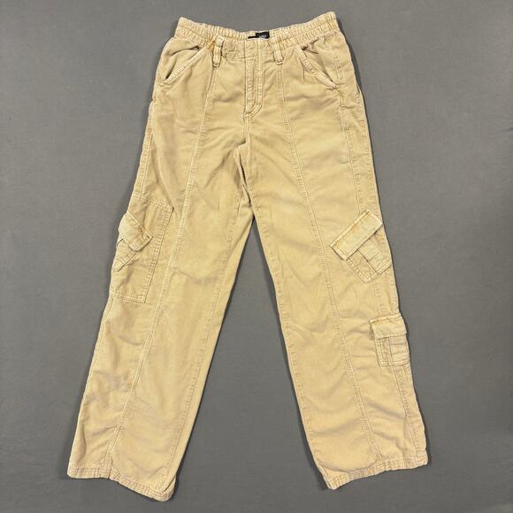 URBAN OUTFITTERS BDG Corduroy Khakis Y2K Cargo Jeans Size‎ Small Tan Brown - Picture 1 of 14